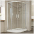 Душевой уголок Vegas Glass ZS-F 120*90 01 01 профиль белый, стекло прозрачное