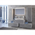 Мебель для ванной Aqwella 5 stars Genesis 100 миллениум серый