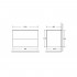 Тумба для комплекта BelBagno Kraft 80 rovere tabacco