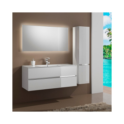 Мебель для ванной Sanvit Кубэ-2 120 белый глянец