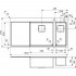Мойка кухонная Reginox Nevada 40x18 LUX OKG right L сталь
