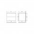 Тумба для комплекта BelBagno Etna 60 rovere grigio