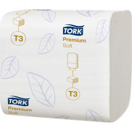 Туалетная бумага Tork Premium 114276 T3 (Блок: 30 уп. по 252 шт)