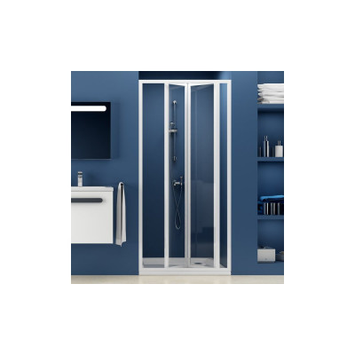 Душевая дверь в нишу Ravak SDZ3-90 Transparent, профиль белый