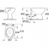 Чаша для унитаза приставного Grohe Bau Ceramic 39431000