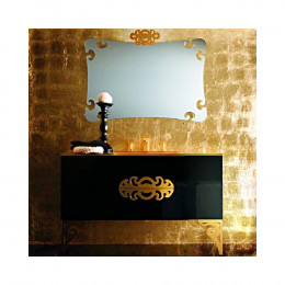 Мебель для ванной Eurolegno Glamour 120 черная
