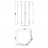 Душевой уголок Black&White Stellar Wind S701-1000