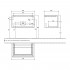 Тумба с раковиной Villeroy & Boch Legato 80 white wood