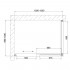 Душевой уголок Vegas Glass ZP+ZPV 130*100 08 01 профиль глянцевый хром, стекло прозрачное