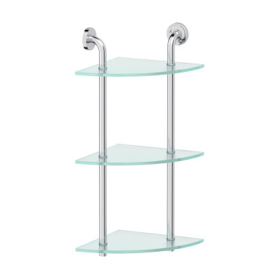 Полка Ellux Elegance ELE 054 3-ярусная угловая, 26 см