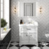 Тумба для комплекта Kerama Marazzi Pompei 80 белая, с 1 ящиком и 2 дверками