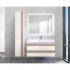 Шкаф-пенал BelBagno Aurora 30 L bianco lucido
