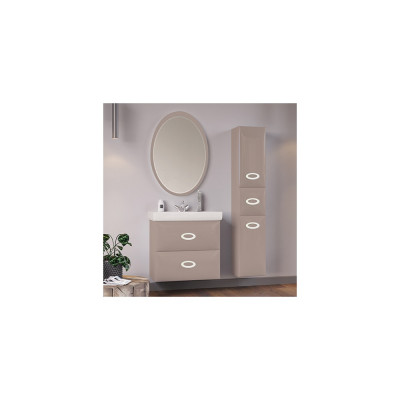 Мебель для ванной Marka One Arrondi 70П cappuccino