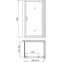 Душевой уголок Gemy Sunny Bay S28160-A100 100х100 см