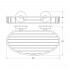 Полка Ellux Elegance ELE 014 30 см
