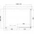 Душевой уголок Vegas Glass ZP+ZPV 110*100 01 10 профиль белый, стекло сатин
