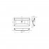 Тумба с раковиной BelBagno Aurora 90 pietra grigio