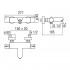 Термостат Nobili ABC AB87010/1CR для ванны с душем