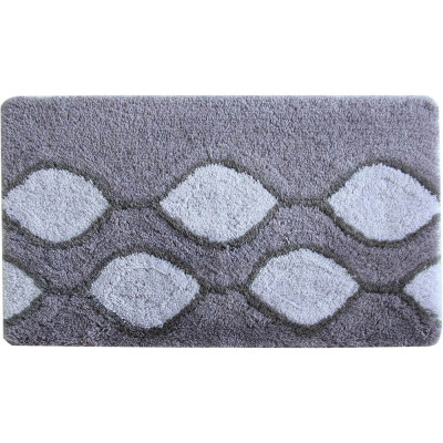 Коврик Iddis Curved Lines Grey 80x50