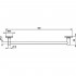 Полотенцедержатель Ideal Standard IOM 60 см