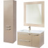 Тумба с раковиной Bellezza Луиджи 90 L, капучино, подвесная