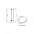 Душевой уголок Wasserkraft Aller 10H06RB black matt, 120x80 см