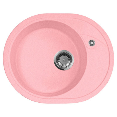 Мойка кухонная AquaGranitEx M-18l розовая