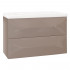 Тумба с раковиной Marka One Elegant 80П cappuccino