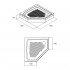 Поддон для душа Iddis 230T099i22 90x90x16,5