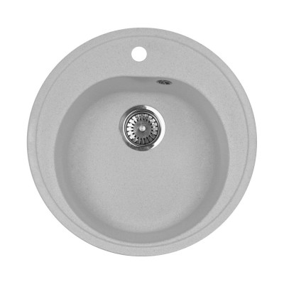 Мойка кухонная AquaGranitEx M-08 серая