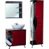 Зеркало Bellezza Рио 70 R красное с черным