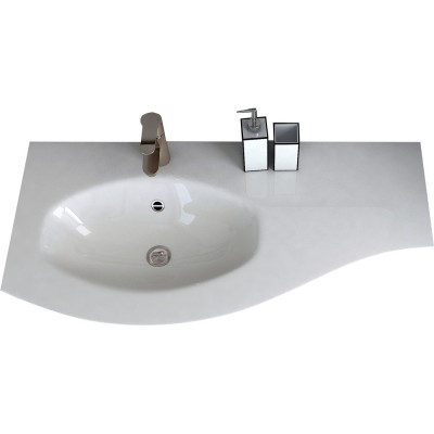 Мебельная раковина Cezares 50153 104х52 L bianco
