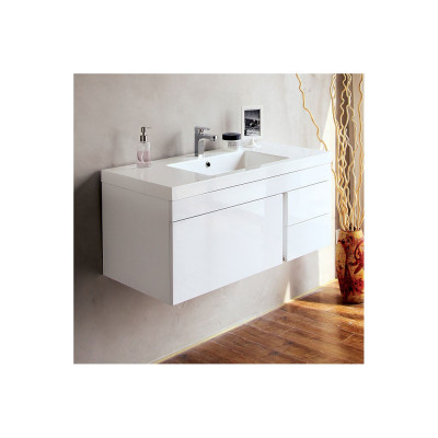 Тумба для комплекта BelBagno Luce 100 bianco lucido