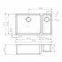 Мойка кухонная Reginox Ohio 50x40+18x40 LUX L сталь