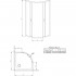 Душевой уголок Radaway Premium Plus A 100x190 прозрачное стекло