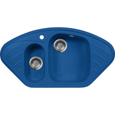 Мойка кухонная AquaGranitEx M-14 синяя