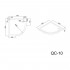 Поддон для душа Black&White Stellar Wind QC-10