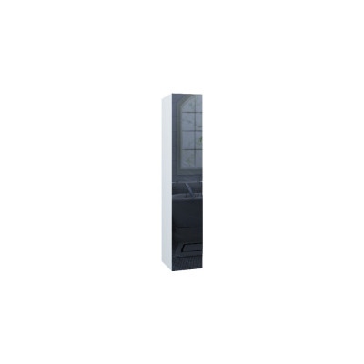 Шкаф-пенал Marka One Idalgo 30П black stone, R