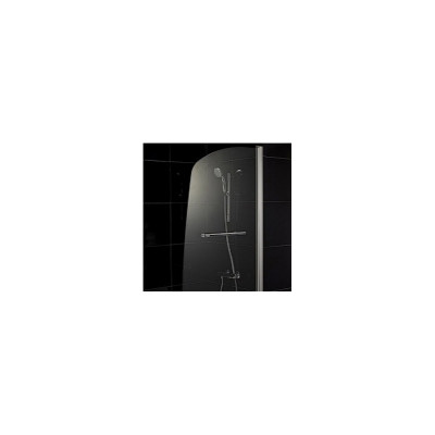 Шторка на ванну 1MarKa P-03 профиль хром, стекло прозрачное