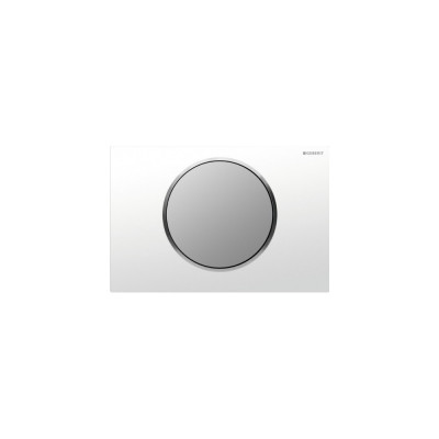 Кнопка смыва Geberit Sigma 10 115.758.KL.5 белый / хром матовый