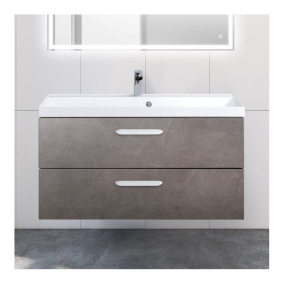 Тумба с раковиной BelBagno Aurora 100 pietra grigio