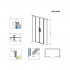 Душевая дверь в нишу Radaway Idea DWD 140