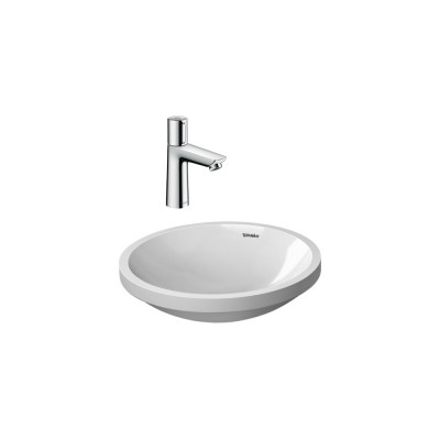 Комплект Смеситель Hansgrohe Talis Select E 71750000 для раковины, с донным клапаном + Рукомойник Duravit Architec 0319420000