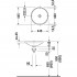 Комплект Рукомойник Duravit Architec 0319420000 + Смеситель Hansgrohe Talis Select S 72042000 для раковины
