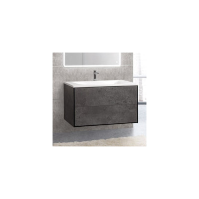 Тумба с раковиной Cezares Premier HPL 100 BLUM manganese