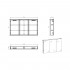 Зеркало-шкаф BelBagno SPC-3A-DL-BL-1200