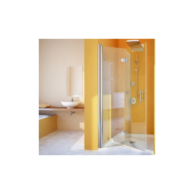 Душевая дверь в нишу GuteWetter Lux Door GK-102A левая 95 см стекло бесцветное, профиль хром