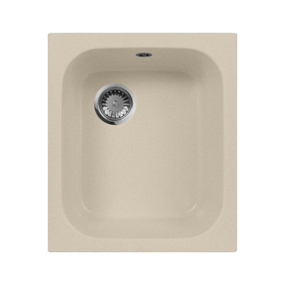 Мойка кухонная AquaGranitEx M-17 бежевая