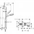 Душевой комплект Hansgrohe Crometta 100 27030400