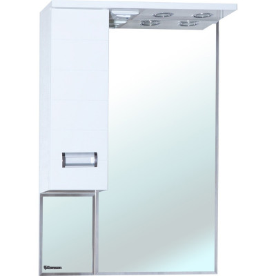 Зеркало-шкаф Bellezza Сиена 70 L белый